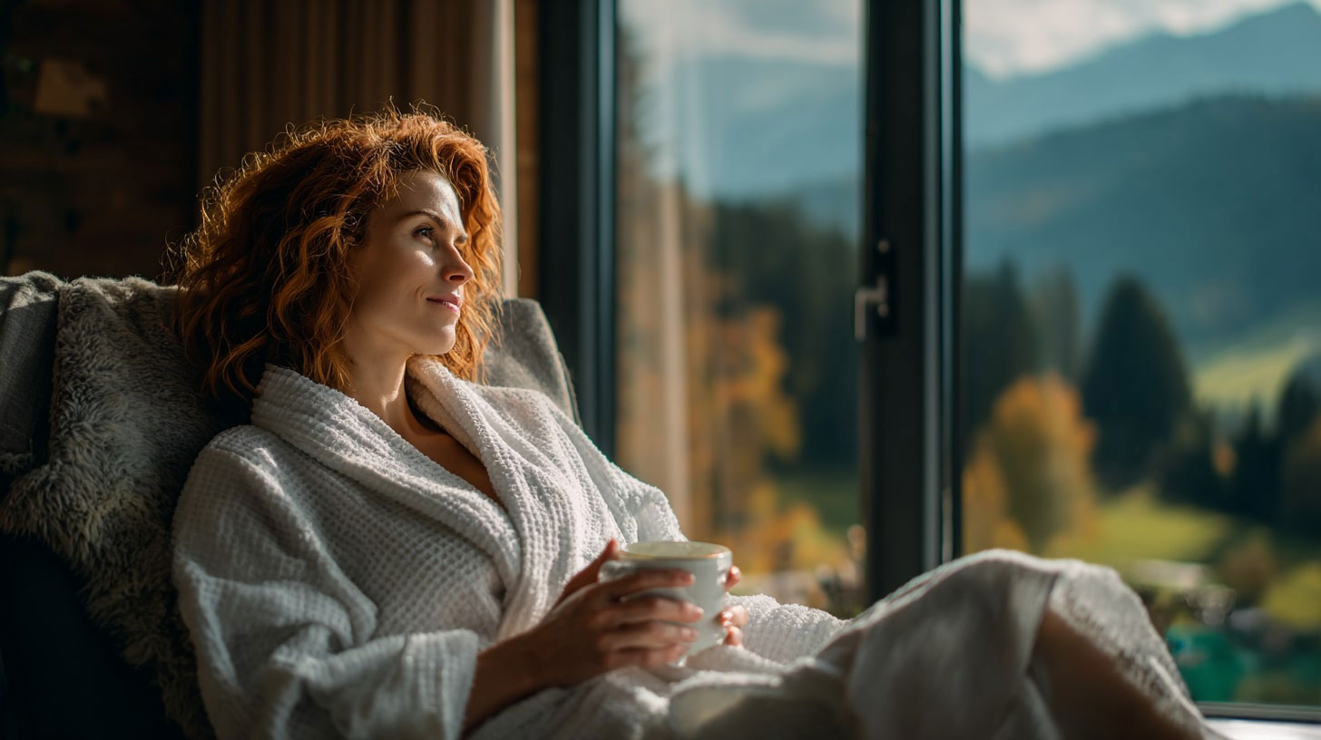 Effets relaxants de la balnéothérapie, réduisant stress et favorisant un sommeil réparateur